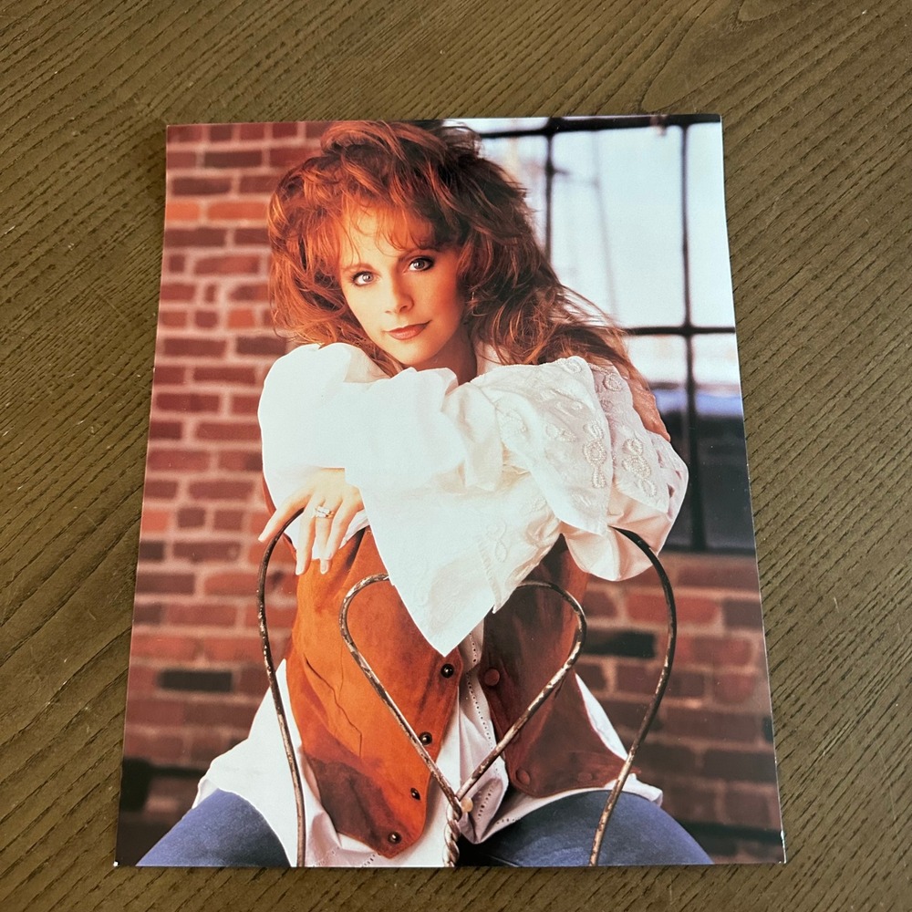Reba McEntire Vintage‎ Promotional Color Photo 8x10 Country Music Memorabilia